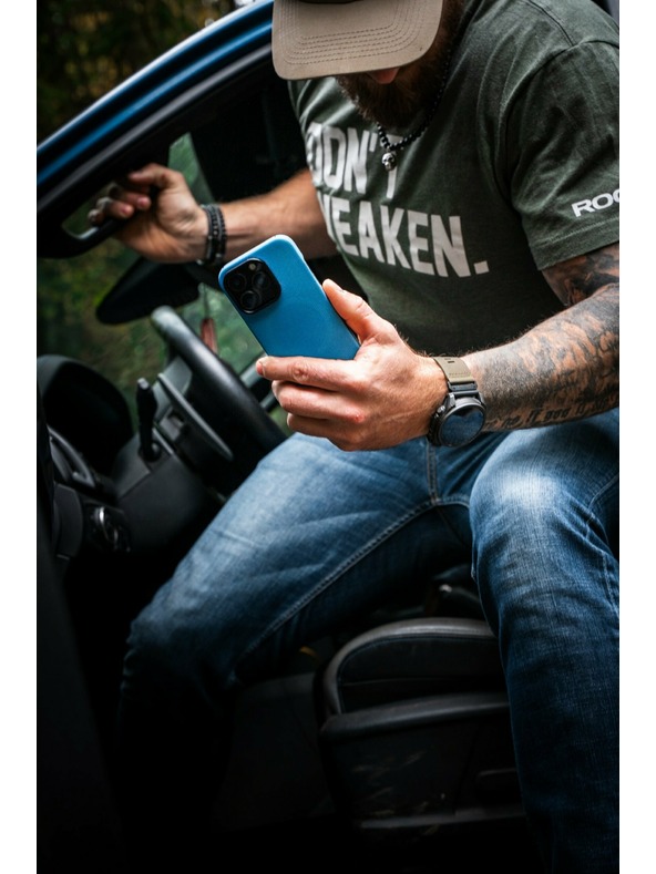 Tactical Tactical MagForce Aramid Zaščita za Apple iPhone 16 Blue Jay