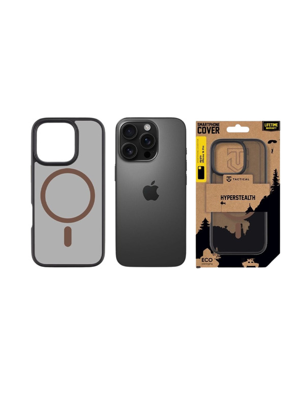 Tactical Tactical MagForce Hyperstealth 2.0 Zaščita za Apple iPhone 16 Pro Black/Moucha Moose