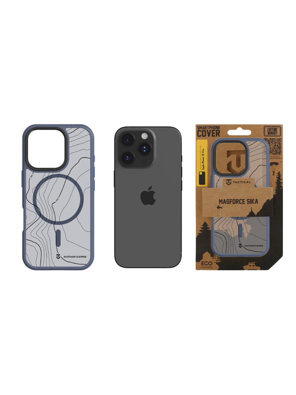 Tactical Tactical MagForce Hyperstealth Sika Zaščita za Apple iPhone 16 Pro Deep Blue