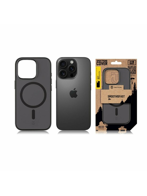 Tactical Tactical MagForce SmoothIsFast Zaščita za Apple iPhone 16 Pro Asphalt