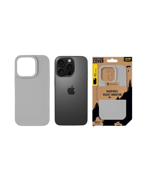 Tactical Tactical MagForce Velvet Smoothie Ovitek za Apple iPhone 16 Pro Foggy
