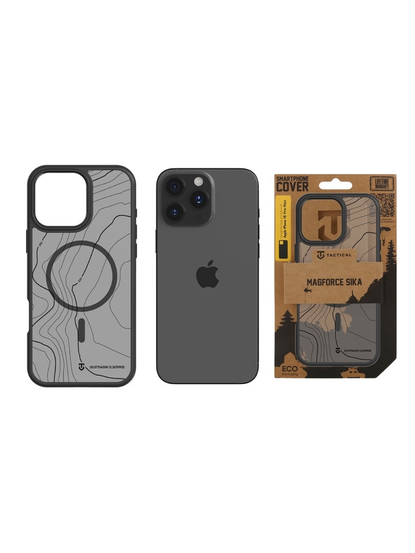 Tactical Tactical MagForce Hyperstealth Sika Ovitek za Apple iPhone 16 Pro Max Asphalt