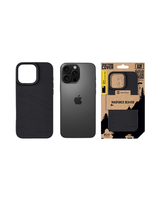 Tactical Tactical MagForce Beaver Ovitek za Apple iPhone 16 Pro Max Asphalt