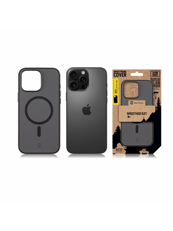 Tactical Tactical MagForce SmoothIsFast Ovitek za Apple iPhone 16 Pro Max Asphalt