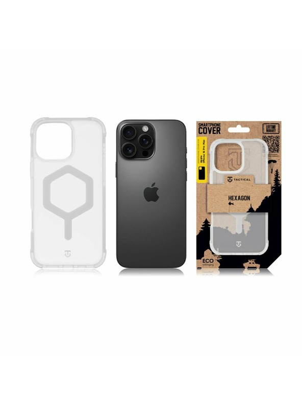 Tactical Tactical MagForce Hexagon Ovitek za Apple iPhone 16 Pro Max T-White