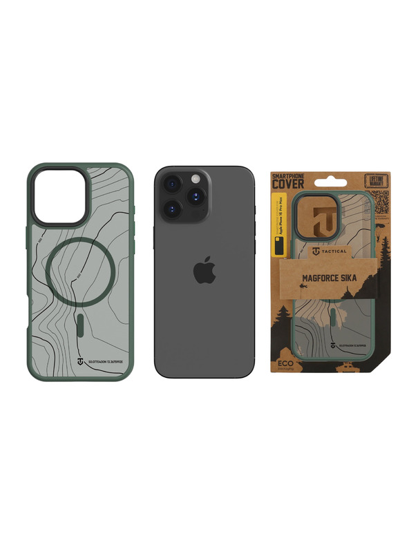 Tactical Tactical MagForce Hyperstealth Sika Ohišče za Apple iPhone 16 Pro Max Forest Green