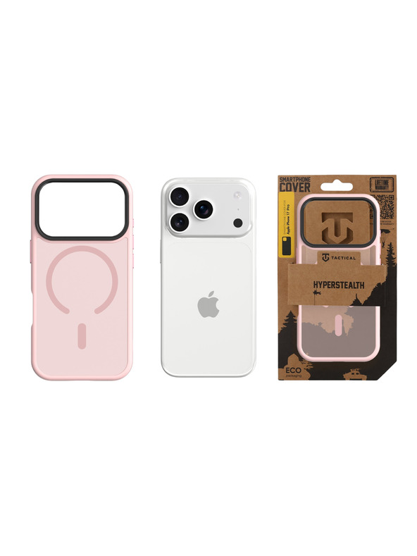 Tactical Tactical MagForce Hyperstealth Ohišče za Apple iPhone 17 Pro Pink Panther