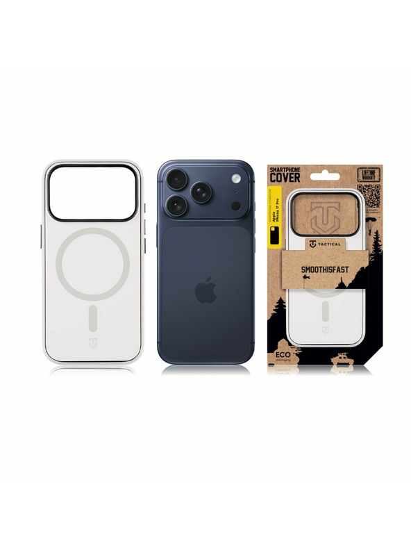 Tactical Tactical MagForce SmoothIsFast Ohišče za Apple iPhone 17 Pro Chalk