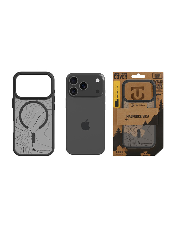 Tactical Tactical MagForce Hyperstealth Sika Ohišče za Apple iPhone 17 Pro Asphalt