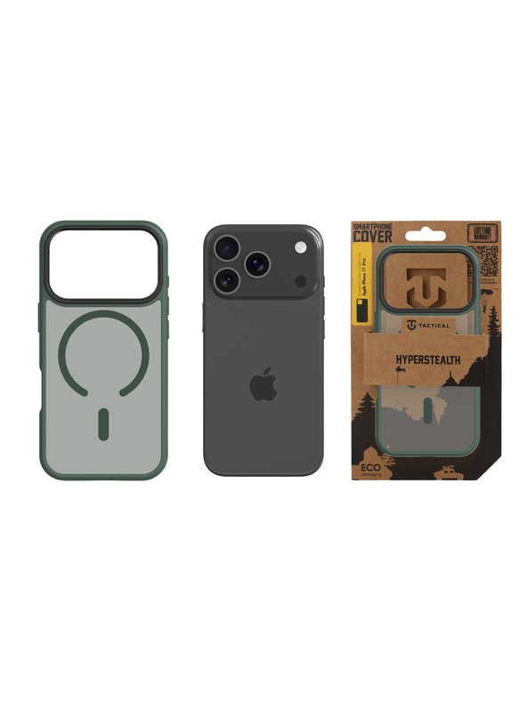 Tactical Tactical MagForce Hyperstealth Ohišče za Apple iPhone 17 Pro Forest Green