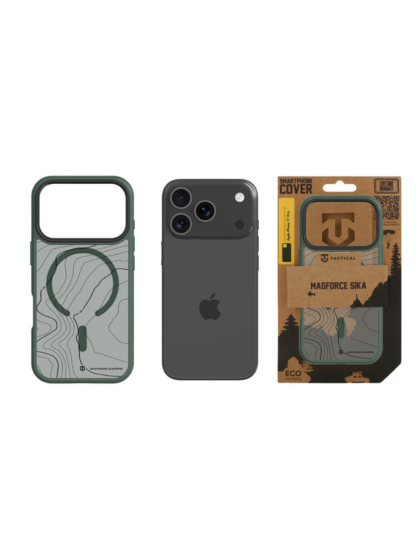 Tactical Tactical MagForce Hyperstealth Sika Ohišče za Apple iPhone 17 Pro Forest Green