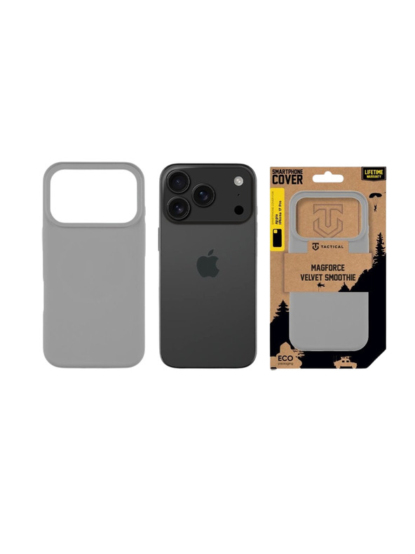 Tactical Tactical MagForce Velvet Smoothie Ohišče za Apple iPhone 17 Pro Foggy