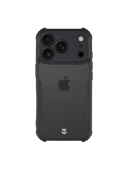 Tactical Tactical Quantum Stealth Ohišče za Apple iPhone 17 Pro Clear/Black