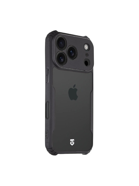Tactical Tactical Quantum Stealth Ohišče za Apple iPhone 17 Pro Clear/Black