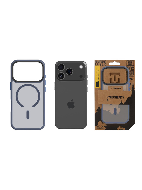 Tactical Tactical MagForce Hyperstealth Ohišče za Apple iPhone 17 Pro Deep Blue