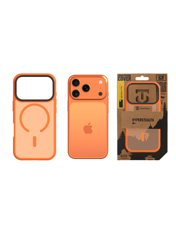 Tactical Tactical MagForce Hyperstealth Ohišče za Apple iPhone 17 Pro Agent Orange