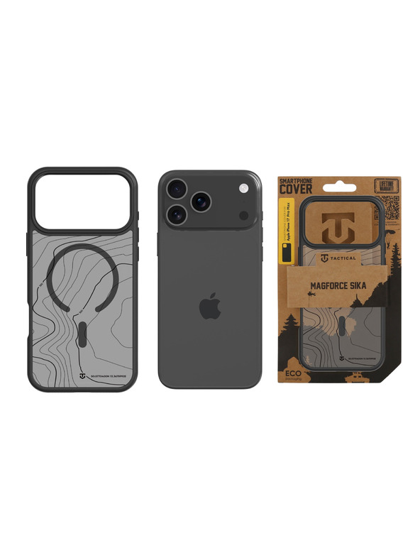 Tactical Tactical MagForce Hyperstealth Sika Ohišče za Apple iPhone 17 Pro Max Asphalt