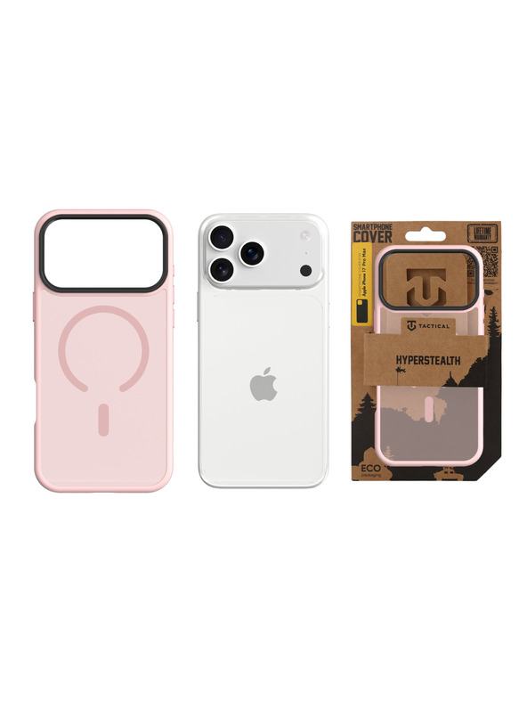 Tactical Tactical MagForce Hyperstealth Ohišče za Apple iPhone 17 Pro Max Pink Panther