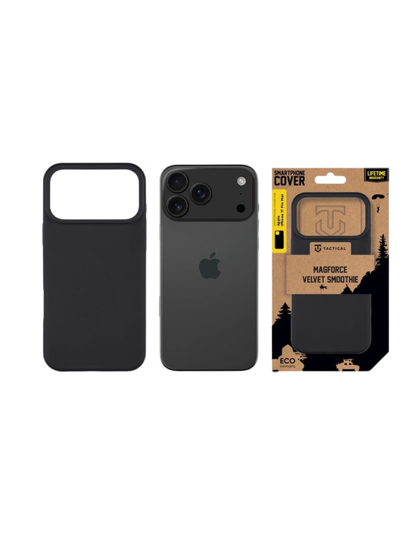 Tactical Tactical MagForce Velvet Smoothie Obal za Apple iPhone 17 Pro Max Asphalt