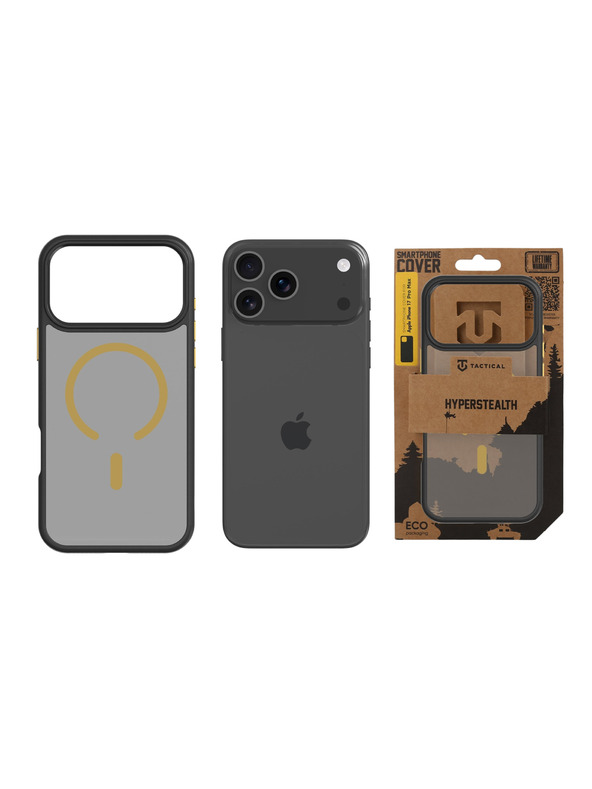 Tactical Tactical MagForce Hyperstealth 2.0 Obal za Apple iPhone 17 Pro Max Black/Yellow