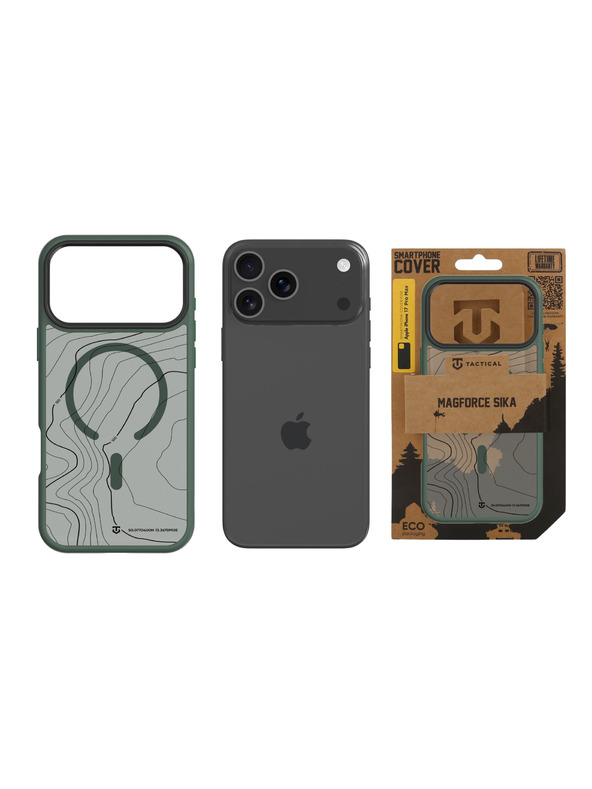 Tactical Tactical MagForce Hyperstealth Sika Obal za Apple iPhone 17 Pro Max Forest Green
