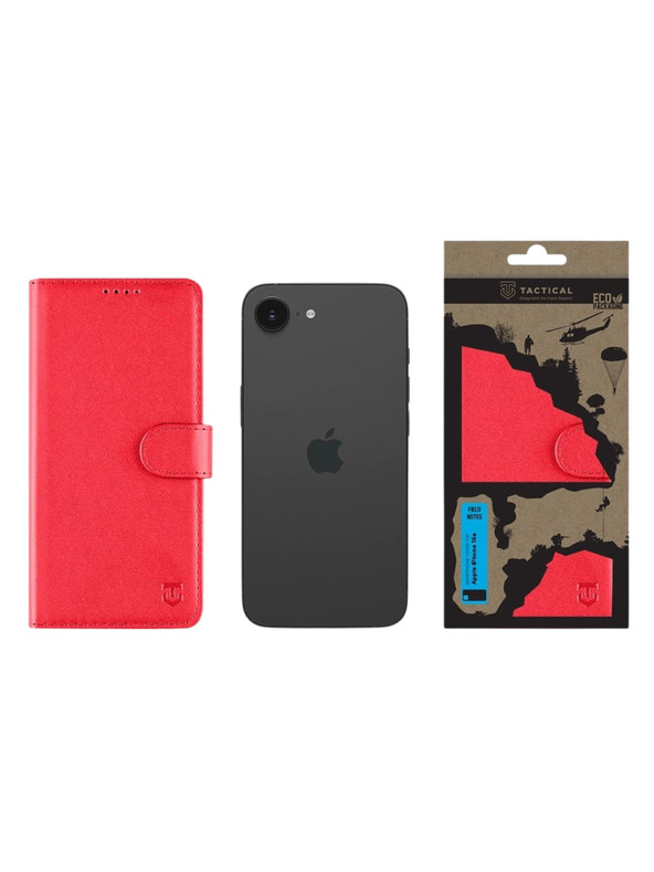Tactical Tactical Field Notes za Apple iPhone 16e/17e Red