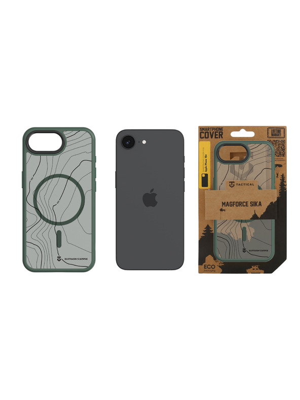 Tactical Tactical MagForce Hyperstealth Sika Ovitek za Apple iPhone 16e/17e Forest Green