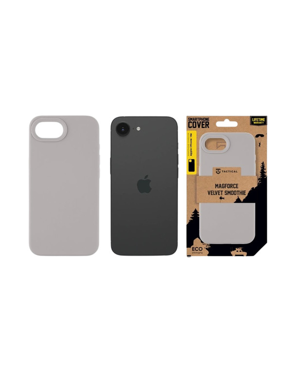 Tactical Tactical MagForce Velvet Smoothie Ovitek za Apple iPhone 16e/17e Foggy