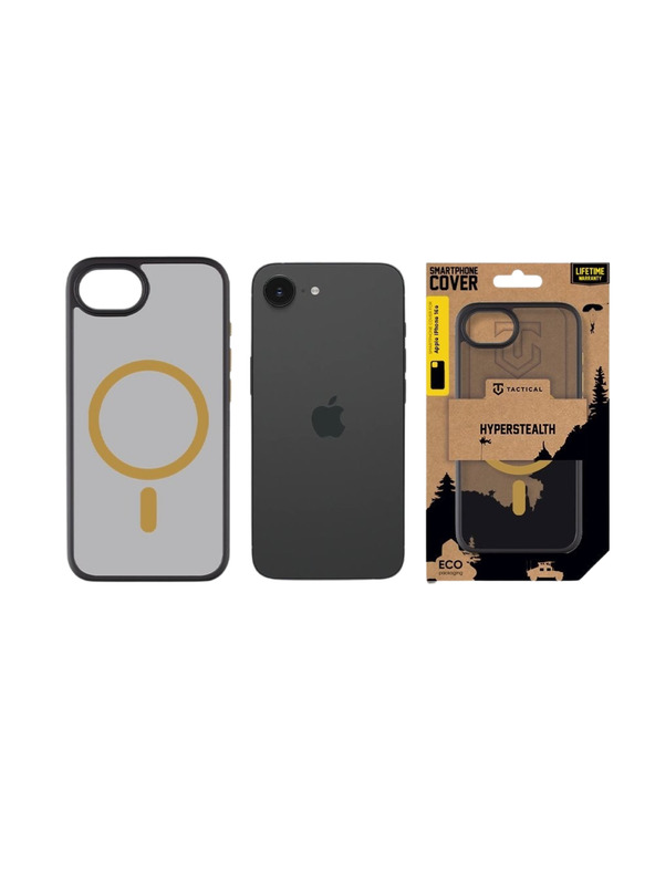Tactical Tactical MagForce Hyperstealth 2.0 Ovitek za Apple iPhone 16e/17e Black/Yellow