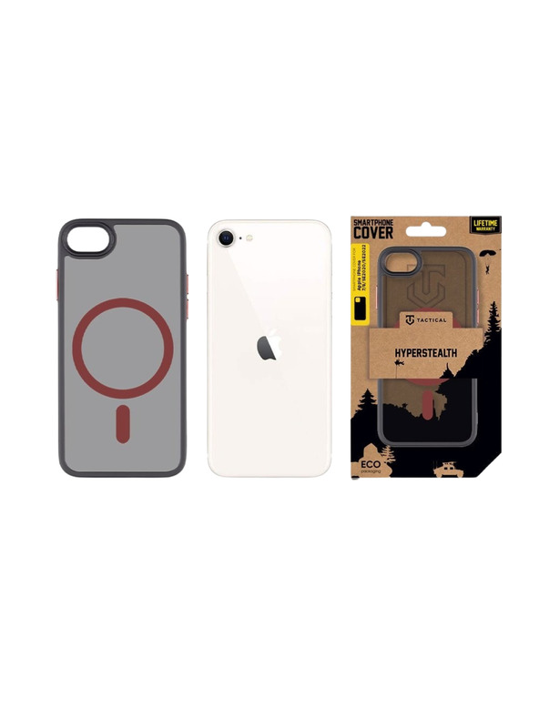 Tactical Tactical MagForce Hyperstealth 2.0 Ovitek za Apple iPhone 7/8/SE2020/SE2022 Black/Red