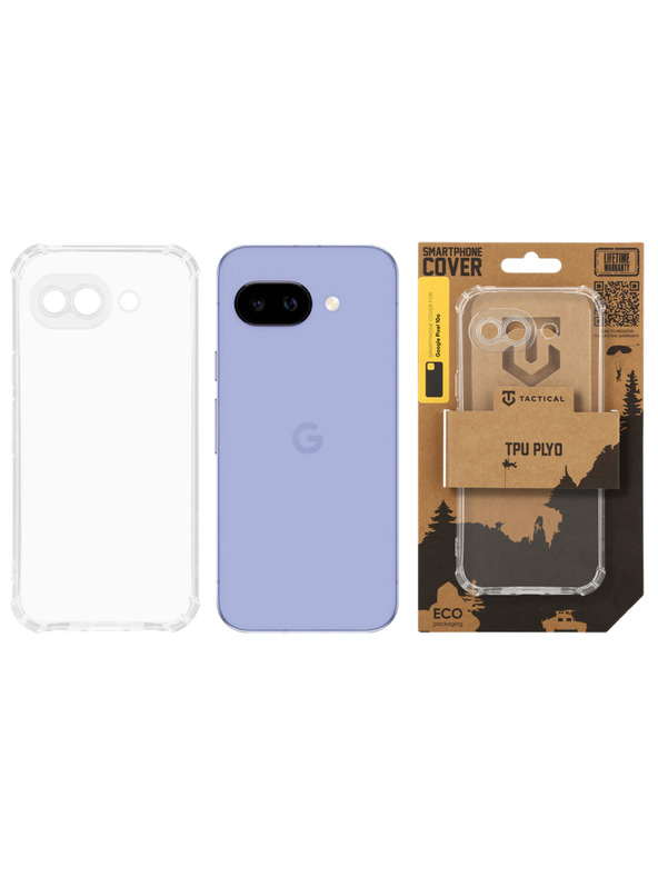 Tactical Tactical TPU Plyo Zaščita za Google Pixel 10a Transparent