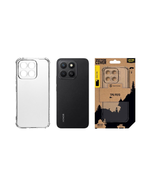 Tactical Tactical TPU Plyo Ovitek za Honor X8c Transparent