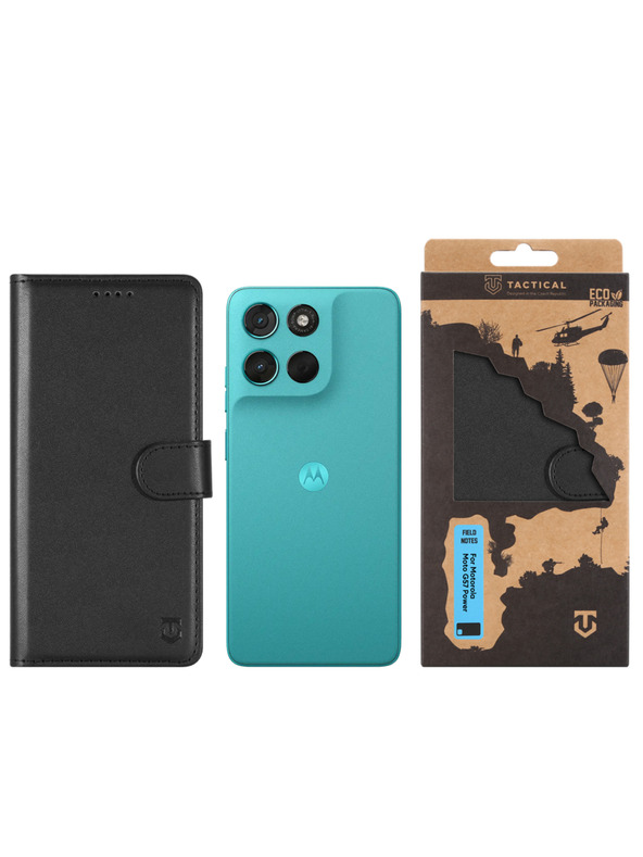 Tactical Tactical Field Notes za Motorola Moto G57 Power Črna