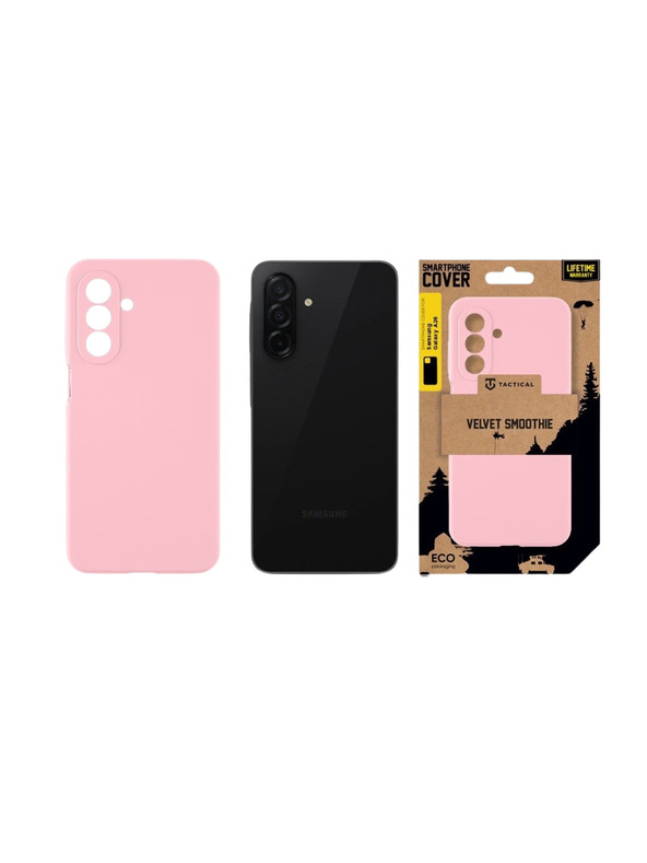 Tactical Tactical Velvet Smoothie Zaščita za Samsung Galaxy A26 5G Pink Panther