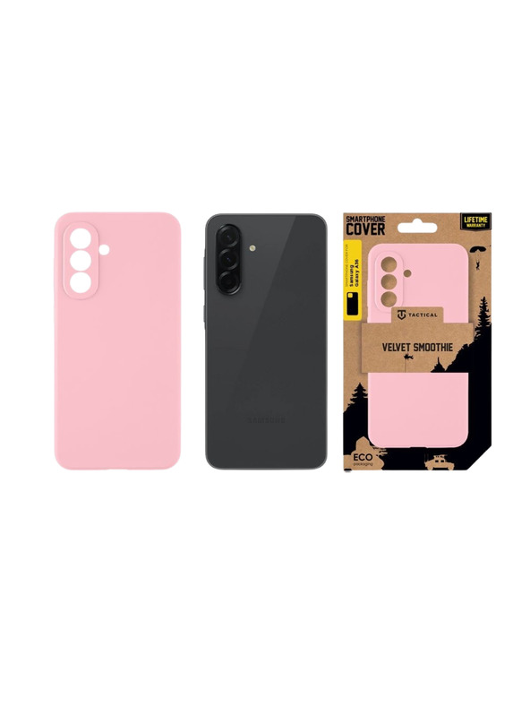 Tactical Tactical Velvet Smoothie Ohišče za Samsung Galaxy A36 5G Roza Panter