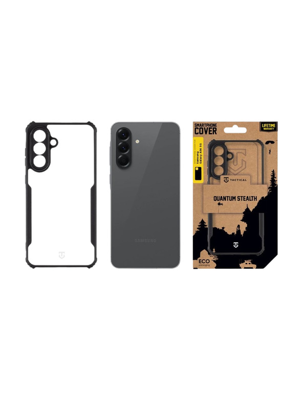 Tactical Tactical Quantum Stealth Ohišče za Samsung Galaxy A56 5G Clear/Black