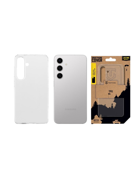 Tactical Tactical TPU Ohišče za Samsung Galaxy S24 Transparent