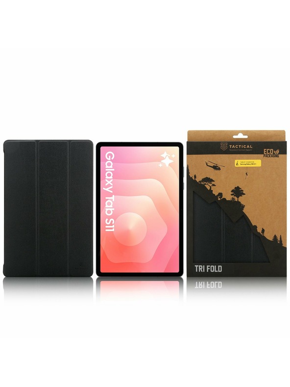 Tactical Tactical Book Tri Fold Etui za Samsung Galaxy TAB S11 Black