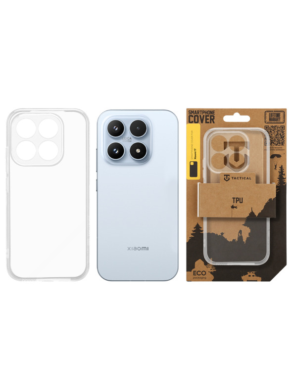 Tactical Tactical TPU Ovoj za Xiaomi 17 Transparent
