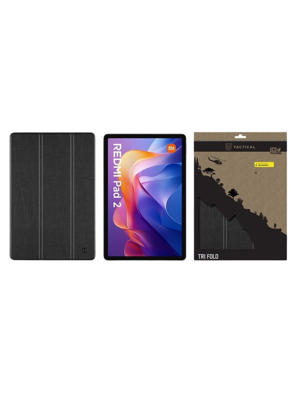 Tactical Tactical Book Tri Fold Torbica za Xiaomi Redmi Pad 2 11" Black