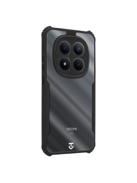 Tactical Tactical Quantum Stealth Ovitek za Xiaomi Redmi Note 15 Pro+ 5G/Poco M8 Pro Clear/Black
