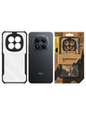 Tactical Tactical Quantum Stealth Ovitek za Xiaomi Redmi Note 15 Pro+ 5G/Poco M8 Pro Clear/Black