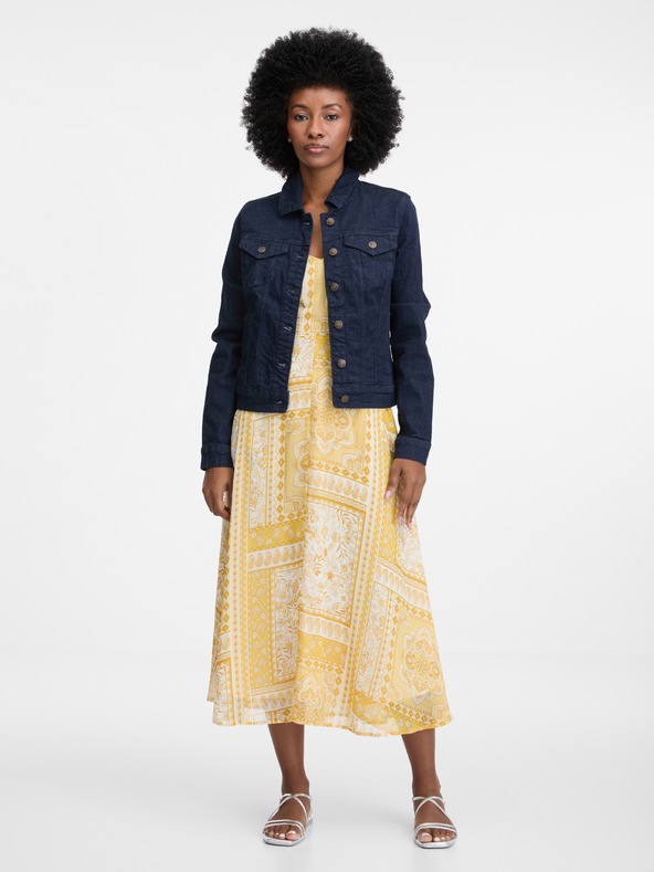 Orsay Temno modra ženska denim jakna ORSAY