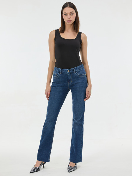 Orsay Črna basic majica brez rokavov ORSAY