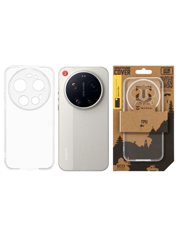 Tactical Tactical TPU Ohišče za Xiaomi 17 Ultra Transparent