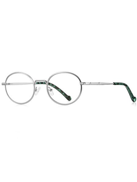 VEYREY VeyRey lenonke sončna očala Tirac srebrna obroba prozorna stekla