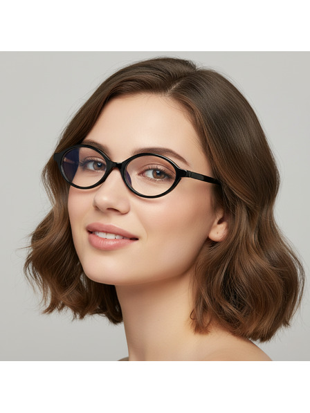 VEYREY VeyRey lenonke sončna očala Ansled črna obroba prozorna stekla