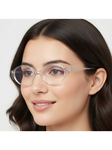 VEYREY VeyRey lenonke sončna očala Comopoke transparentna obroba prozorna stekla