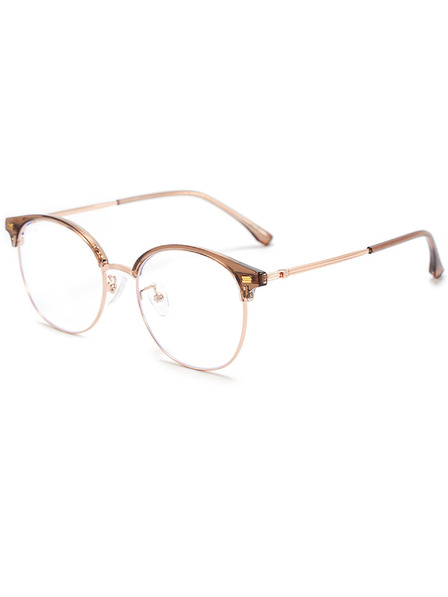 VEYREY VeyRey nerd sončna očala Shaoil zlatna obroba prozorna stekla