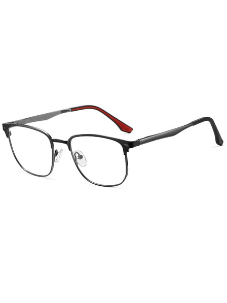 VEYREY VeyRey nerda sončna očala Binfy črni okvir jasna stekla